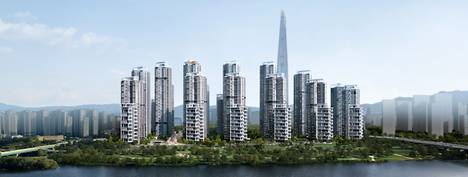 장미 1·2·3차 아파트 재건축 조감도 [자료출처=서울시]