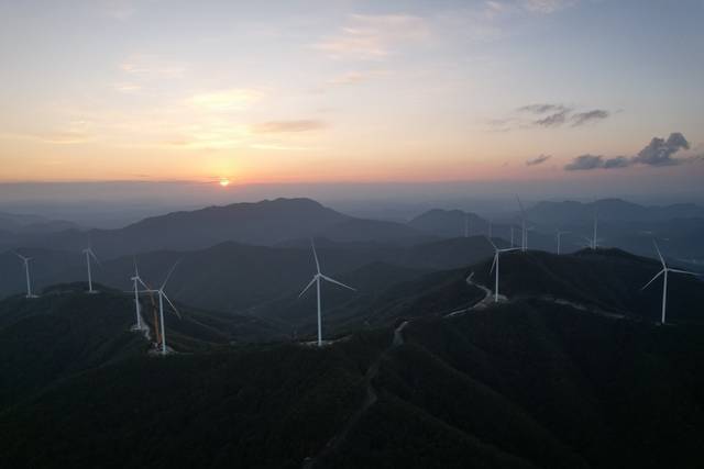 SK이터닉스의 풍백풍력 발전소 전경. [SK이터닉스 제공]