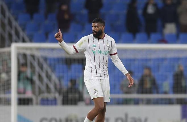 [서울=뉴시스] 프로축구 K리그1 대전하나시티즌의 디오고. (사진=한국프로축구연맹 제공) *재판매 및 DB 금지