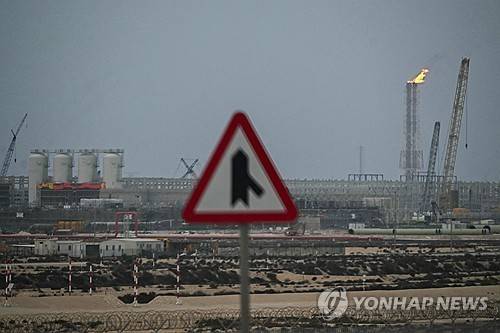 지난 2일 카타르 라스라판 산업단지 내 카타르 에너지 가동시설의 모습 [AFP=연합뉴스. 재판매 및 DB 금지]