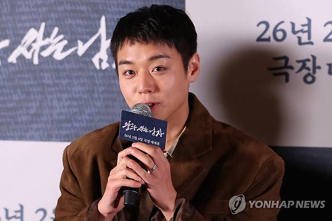 인사말하는 박지훈 지난 1월 21일 서울 강남구 메가박스 코엑스에서 열린 영화 '왕과 사는 남자' 기자간담회에서 배우 박지훈이 인사말을 하고 있다. [연합뉴스 자료사진]