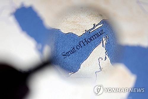 호르무즈 해협 지도  [로이터 연합뉴스 자료사진. 재판매 및 DB 금지]