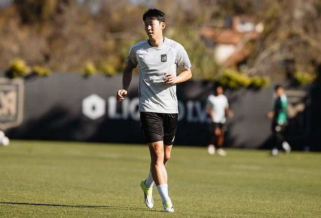 [서울=뉴시스] 미국 프로축구 메이저리그사커(MLS) 로스앤젤레스FC(LAFC)의 손흥민. (사진=LAFC 소셜미디어 캡처) 2026.01.13. photo@newsis.com *재판매 및 DB 금지