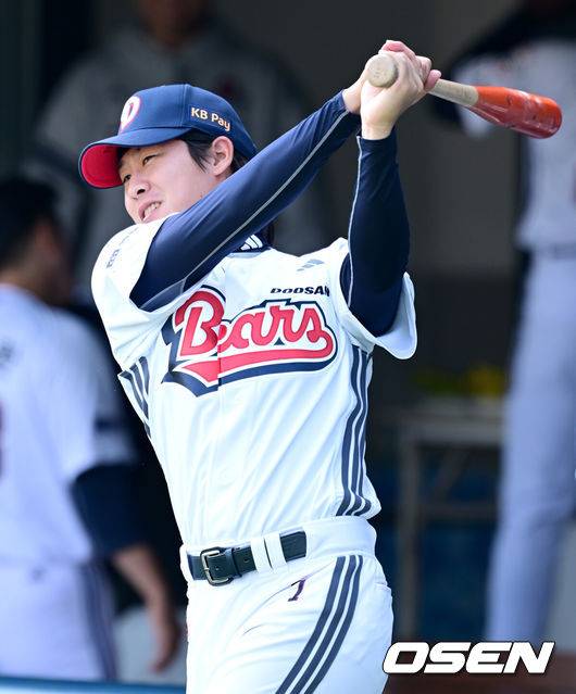 [OSEN=최규한 기자] 두산 박찬호. 2026.03.12 / dreamer@osen.co.kr