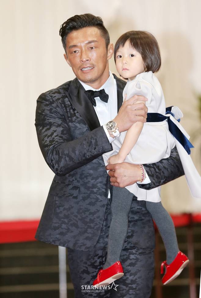 2014년의 추성훈, 추사랑 부녀/사진=스타뉴스