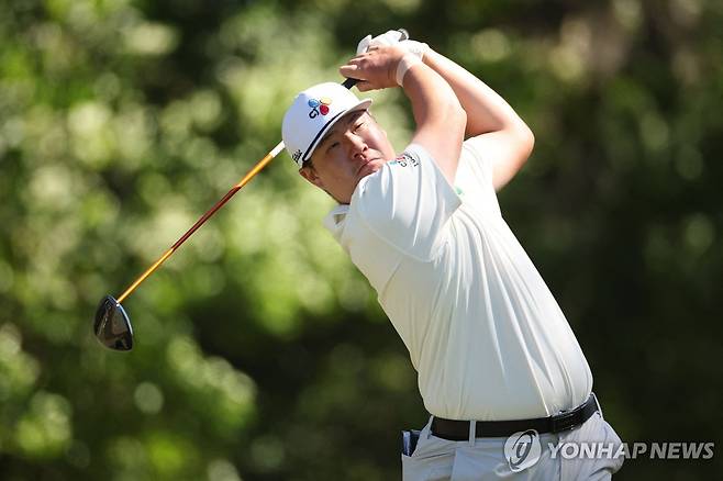 임성재의 2라운드 경기 모습 [게티이미지/AFP=연합뉴스]
