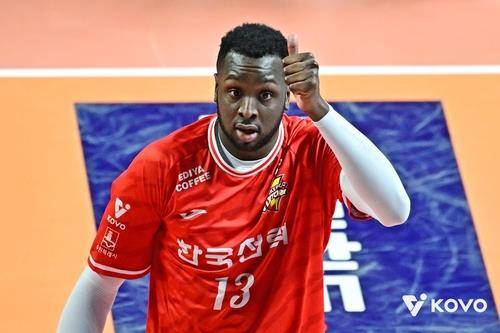 프로배구 남자부 득점왕에 오른 한국전력의 베논 [한국배구연맹 제공. 재판매 및 DB 금지]