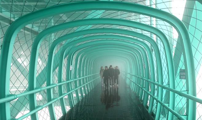 화장협곡대교 전망대 가는 길. 박미향 선임기자