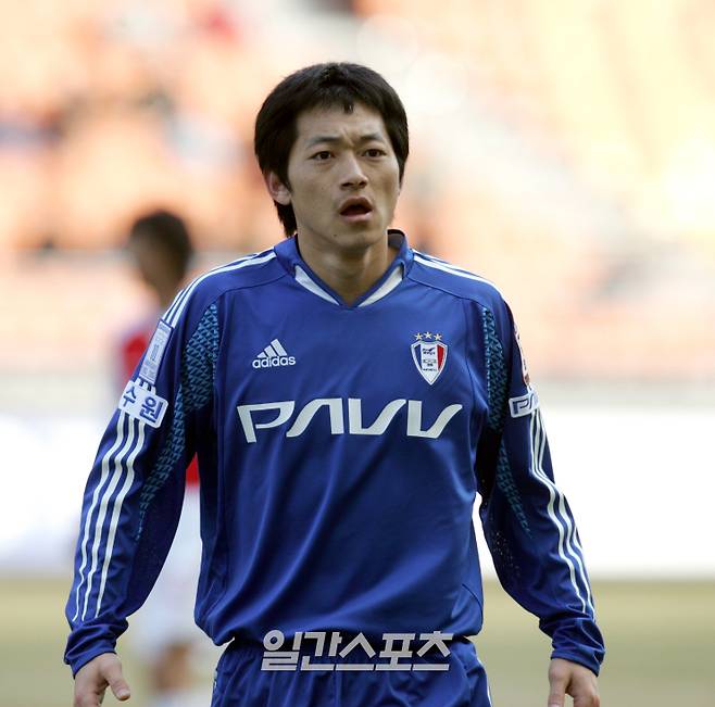 2005년 수퍼컵 경기 당시의 김남일. 일간스포츠 DB