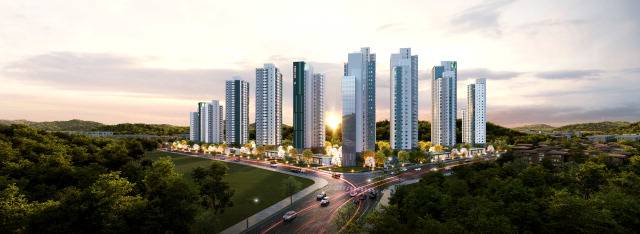 푸르지오 센트로 원 석경 투시도.       대우건설