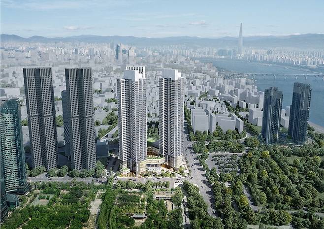 뚝섬 부영호텔 조감도  서울시청