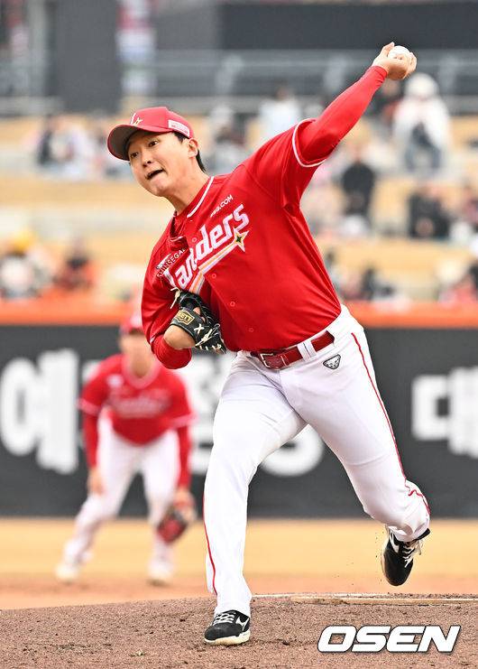 SSG 김건우. / OSEN DB