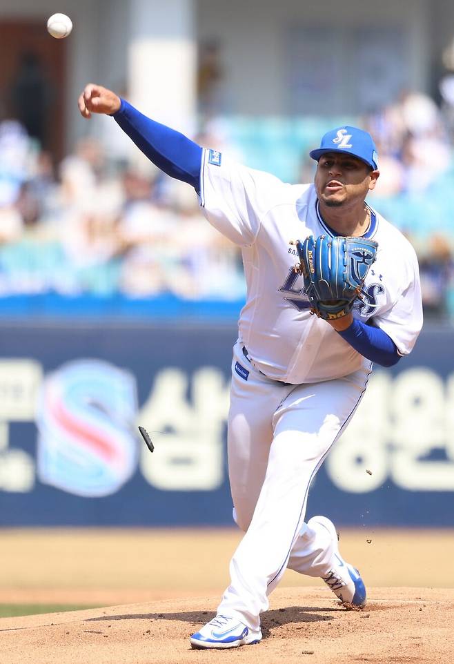 ▲ 아리엘 후라도 ⓒ삼성 라이온즈