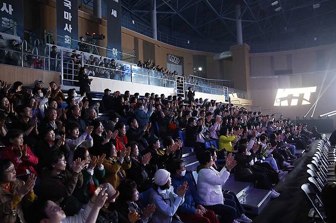 2026 두나무 프로탁구 시리즈1 경기장을 찾은 관중들. ⓒKTTP