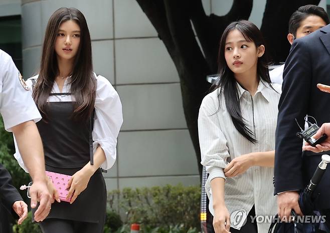 어도어-뉴진스 공방 끝날까…법원 조정 시도, 민지·다니엘 출석 [연합뉴스 자료사진]