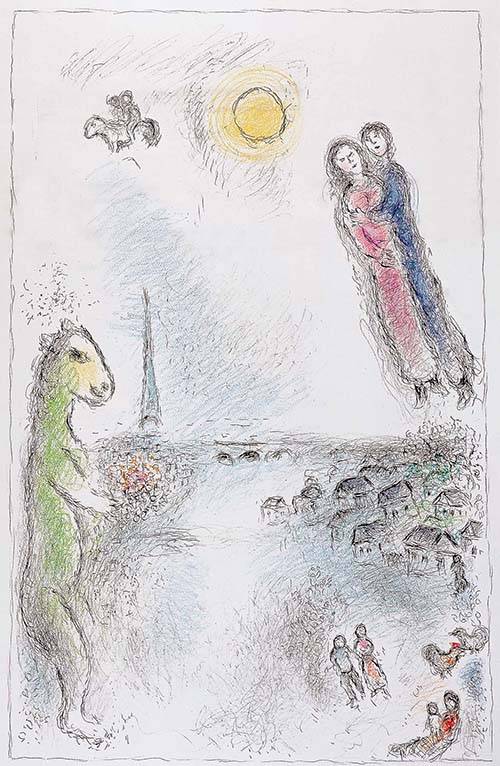 마르크 샤갈作 ‘파리의 기억’