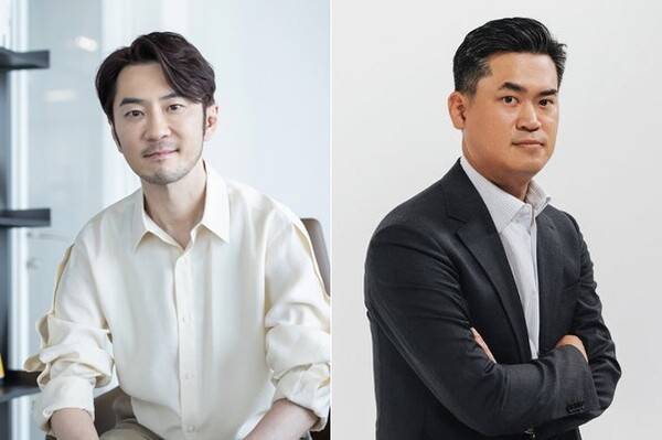 장기 연임에 도전하는 김창한 크래프톤 대표(왼쪽)과 정우진 NHN 대표(사진=각 사)