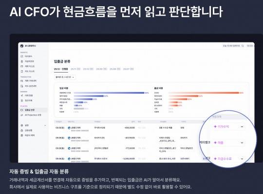 핀다 AI CFO 설명 자료./사진 제공 = 핀다