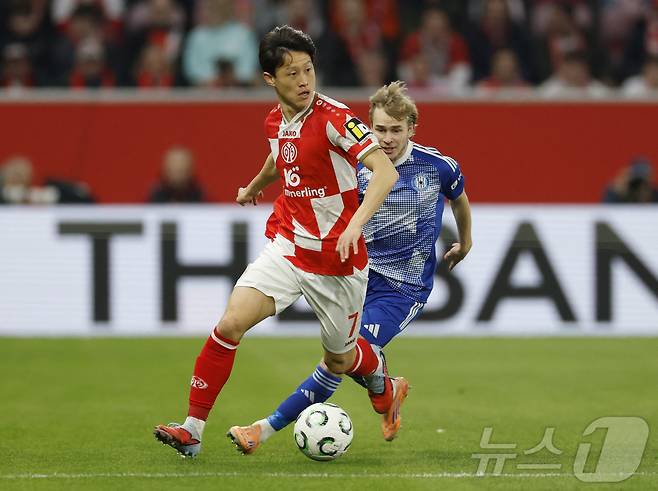 마인츠의 이재성. ⓒ 로이터=뉴스1