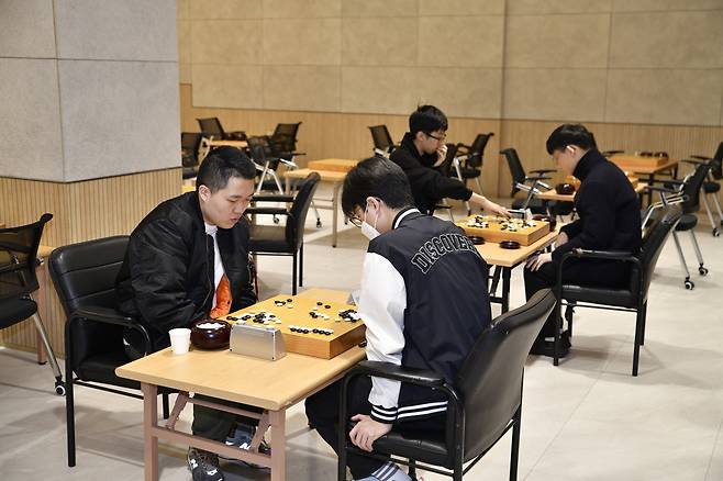 23일 서울 성동구의 한국기원에서 진행된 글로비스배 국내선발전 1회전 모습. (한국기원 제공)