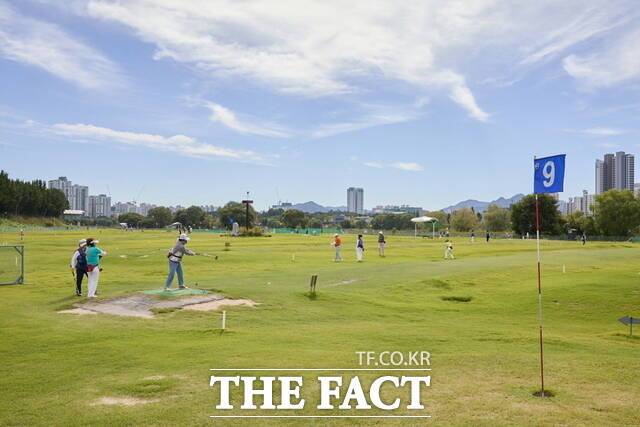 아산시 이순신파크골프장 모습 /아산시