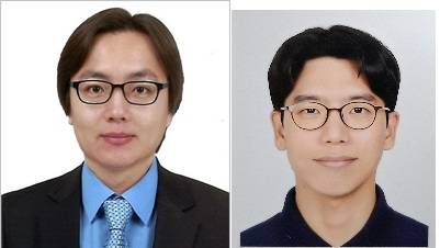 김종민 포스텍 교수(왼쪽)와 박사과정 이건후 씨