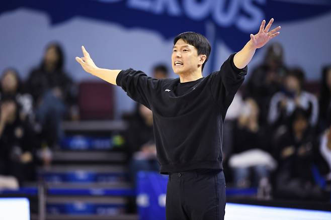 김효범 서울 삼성 감독. 사진=KBL