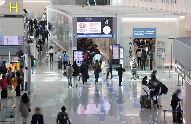 23일 인천국제공항 제1여객터미널 출국장이 한산한 모습을 보이고 있다. 사진=문경덕 기자