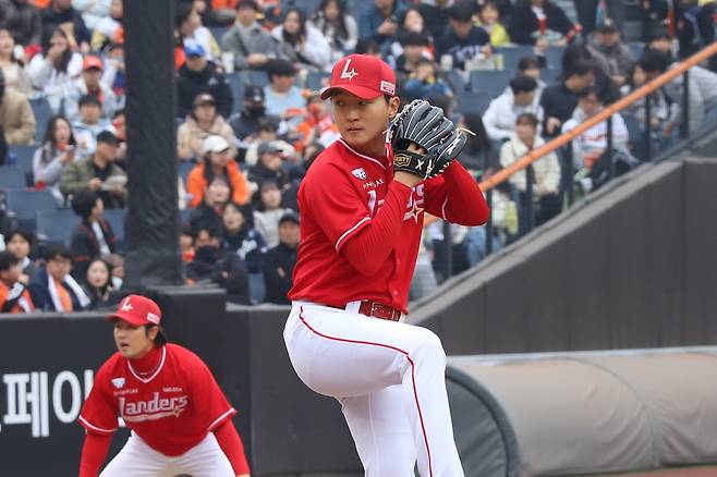 SSG Landers' pitcher Kim Keon-woo [SSG LANDERS]