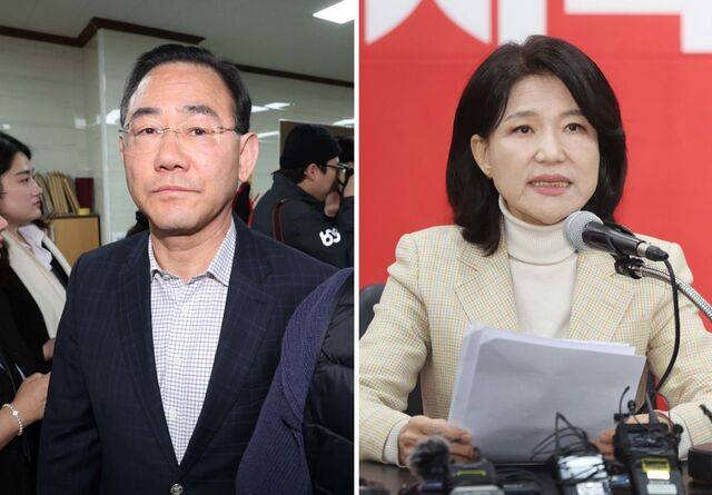 주호영 국회부의장과 이진숙 전 방송통신위원장. 연합뉴스