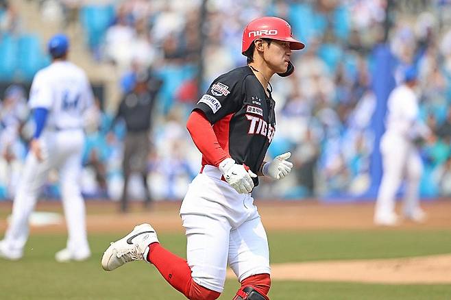 24일 적시타를 때려내는 데 성공한 김도영. KIA구단 제공