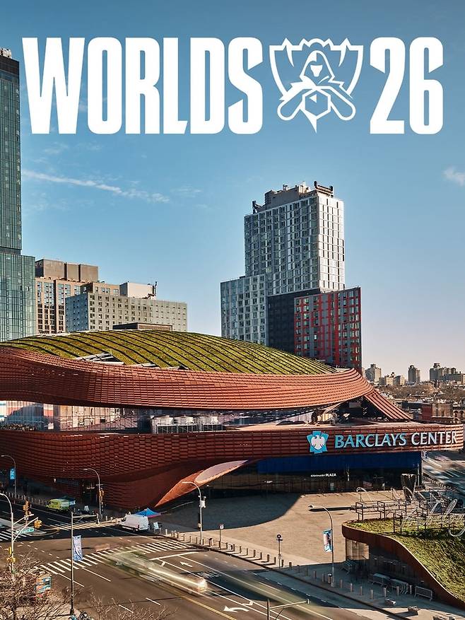 2026 LoL 월드 챔피언십 결승전이 열리는 바클레이스 센터. 사진 | 라이엇 게임즈