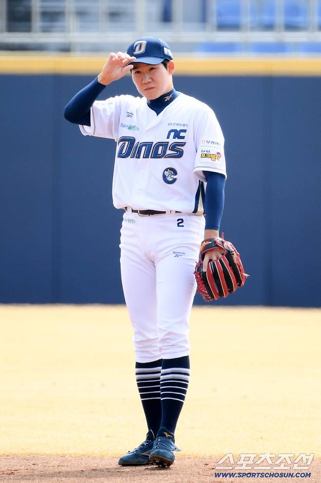 15일 마산야구장에서 열린 NC 다이노스와 키움 히어로즈의 시범경기. NC 박민우가 수비를 하고 있다. 창원=박재만 기자 pjm@sportschosun.com/2026.03.15/