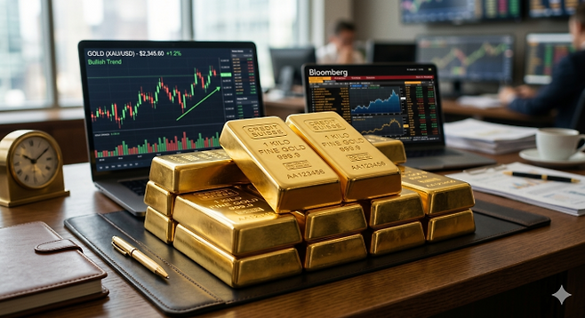 금값 시세 7일 연속 하락 (사진=AI생성)