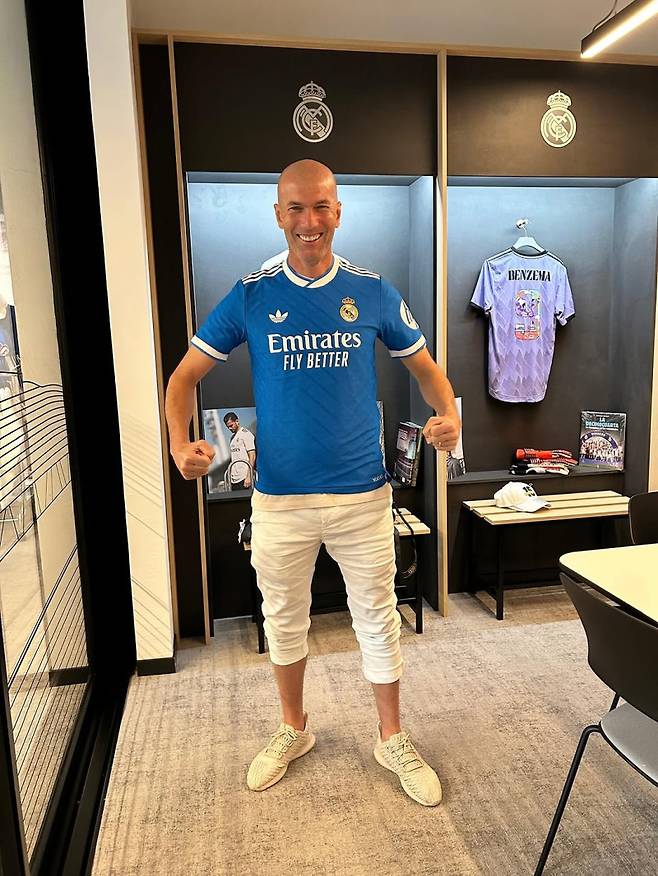 지단 전 레알 감독. 사진=지단 SNS