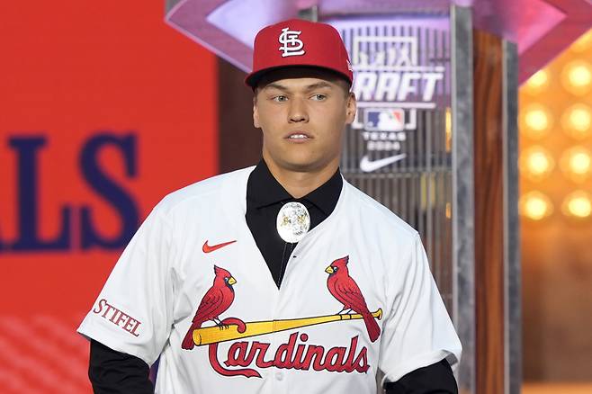 <yonhap photo-4727="">세인트루이스 최고 유망주 JJ 웨더홀트. [AP=연합뉴스]</yonhap>