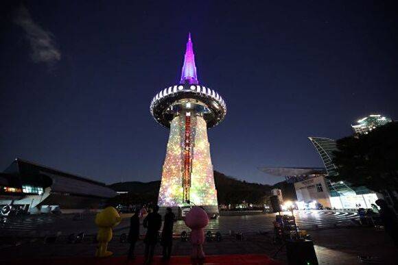 한빛탑 미디어파사드 [사진=대전관광공사]