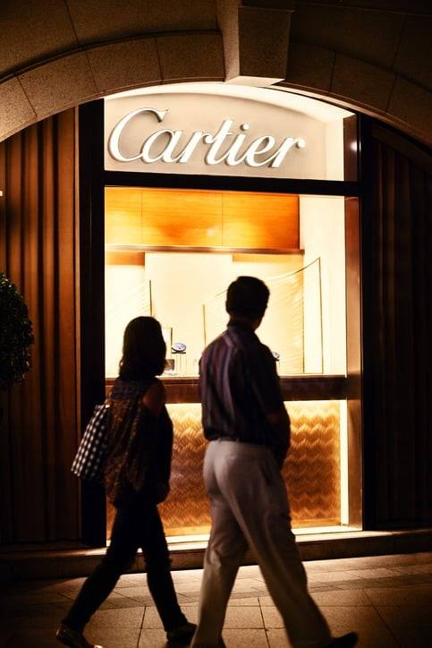 홍콩의 한 까르띠에 매장 앞. 사진=게티이미지뱅크