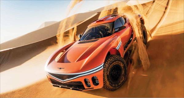 제네시스 오프로드 콘셉트카 ‘엑스 스콜피오’ 외장 디자인. 연합뉴스