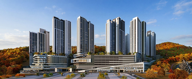 경기광주역 롯데캐슬 시그니처 투시도. 더피알