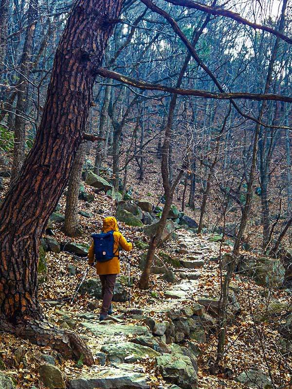 무척산 들머리.