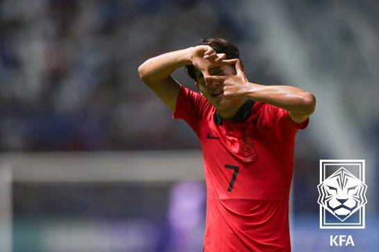 ▲ 이민성 감독 체제에서 핵심 자원으로 떠오른 윤도영은 이번 소집을 통해 자신의 가치를 확실히 각인시키겠다는 각오다. 이에 더해 한일전 승리도 목표로 삼았다. ⓒ대한축구협회