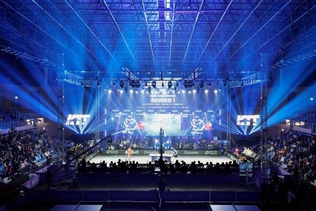 2026 두나무 프로탁구리그 시리즈1 전경. /사진=프로탁구연맹 제공