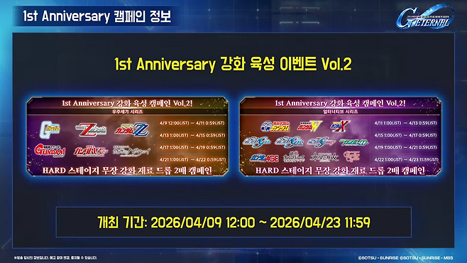 다양한 혜택을 받을 수 있는 이벤트도 준비됐다(출처=공식 방송 캡처).