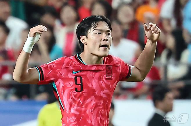 경험도 쌓이고 실력도 업그레이드 됐다. 4년 전과는 달라진 오현규다.  2025.6.10 ⓒ 뉴스1 김도우 기자