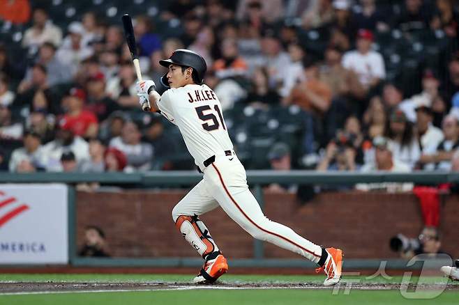 MLB 샌프란시스코 이정후. ⓒ AFP=뉴스1
