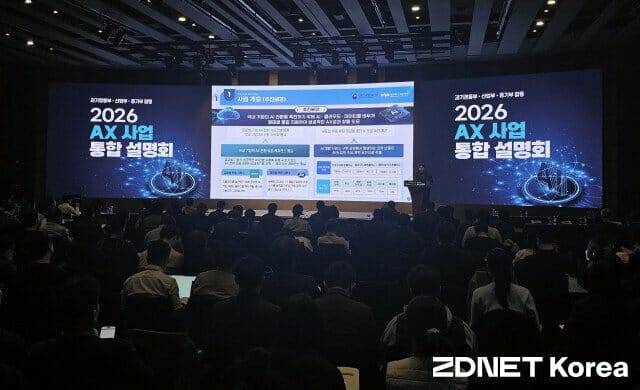 2026년 주요 산업, 제조 AX 사업 통합공고 및 공동 설명회(사진=지디넷코리아)