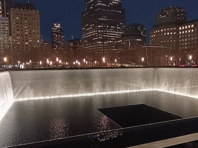 9.11 메모리얼 야경. 황윤주 기자