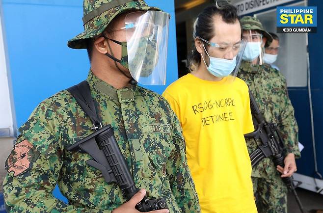 필리핀 경찰이 현지에서 한국인 3명을 살해해 체포됐다가 두 차례 도주한 박왕열을 2020년 10월 검거했다. /'필리핀 스타' 페이스북 캡처