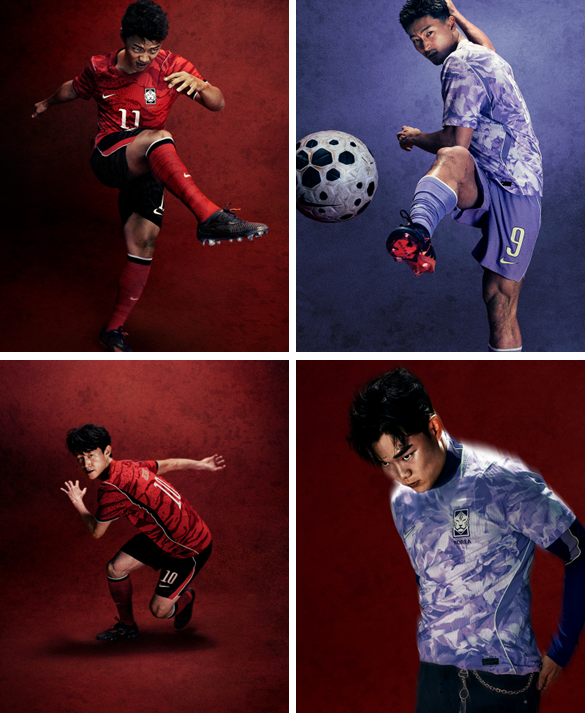 2026 대한민국 축구 국가대표팀 유니폼 - 홈 & 어웨이 / 사진제공: 나이키]